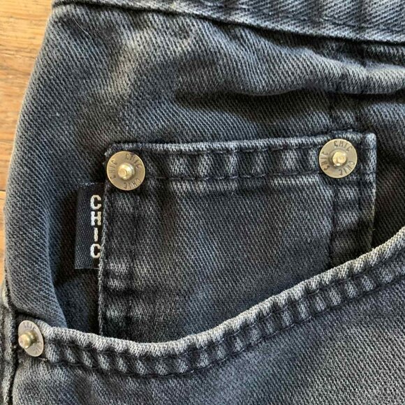 Women's Chic High-waist Denim Shorts - Sz.12 - Picture 3 of 4